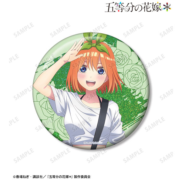 描き下ろし 中野四葉 ギター演奏ver. 75mmホログラム缶バッジ 2