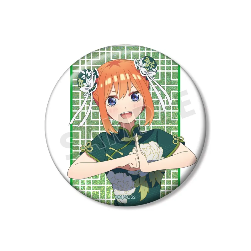 描き下ろし 中野四葉 チャイナドレスver. 75mmホログラム缶バッジ