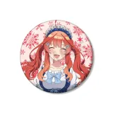 描き下ろし 中野五月 スノーメイドver. 75mmグリッター缶バッジ 1