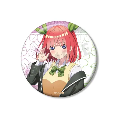 描き下ろし 中野二乃 衣装交換ver. 75mmグリッター缶バッジ