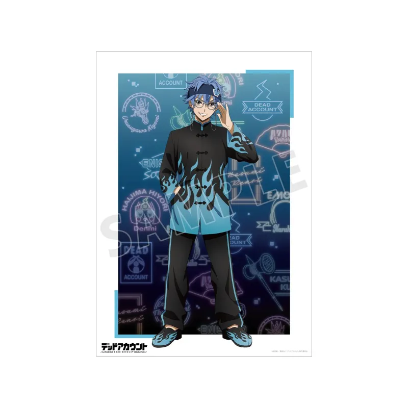 描き下ろし 縁城蒼吏 チャイナ服ver. A3マット加工ポスター