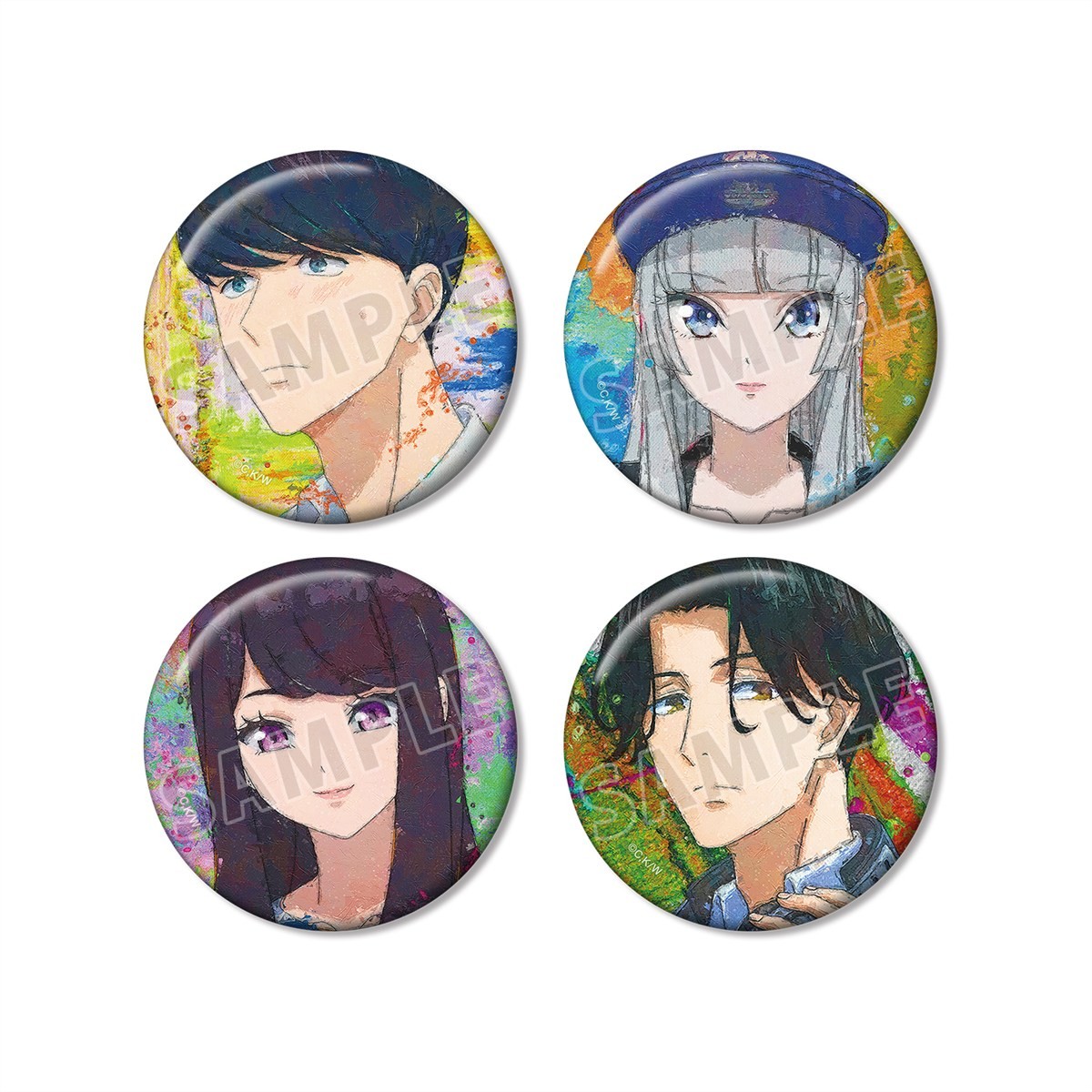 grunge CANVAS 缶バッジ4個セット 2