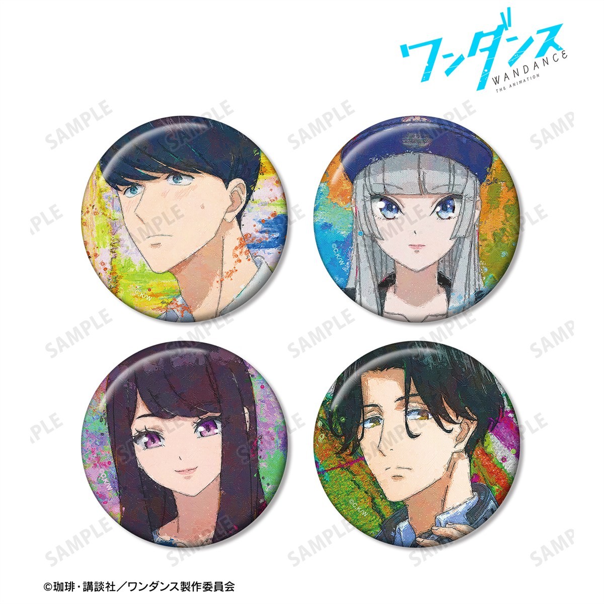 grunge CANVAS 缶バッジ4個セット 3