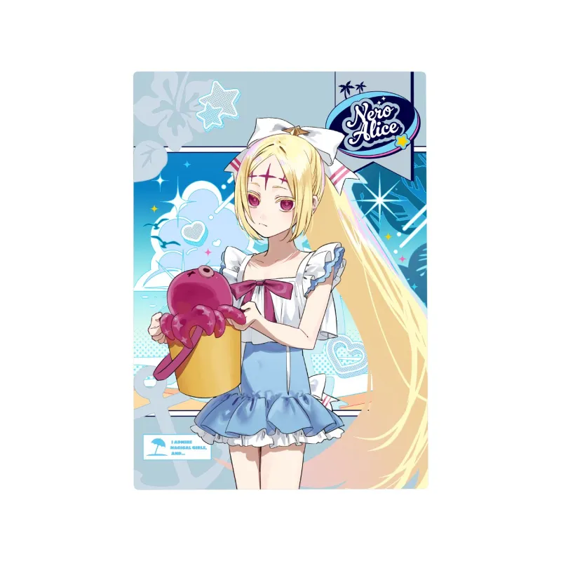 千種みのりさんイラスト ネロアリス 水着ver. B6メタルアートパネル