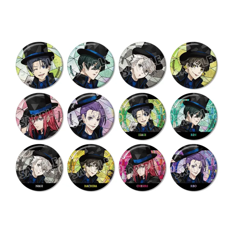 描き下ろし 怪盗団ver. Aure Glass トレーディンググリッター缶バッジ(単位/BOX)