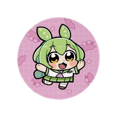大川ぶくぶさんイラスト 夏セーラー服ずんだもん スクールver. マウスパッド