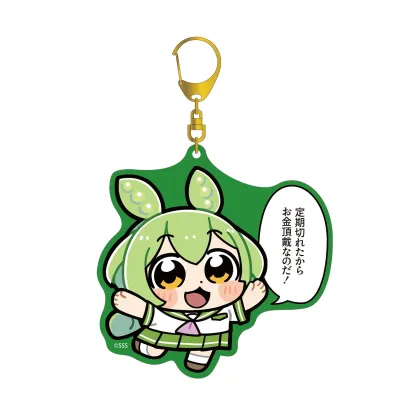 大川ぶくぶさんイラスト 夏セーラー服ずんだもん スクールver. カラーBIGアクリルキーホルダー