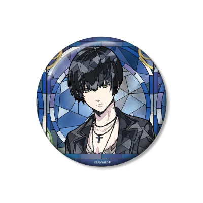 高良 京 Aure Glass 100mm缶バッジ