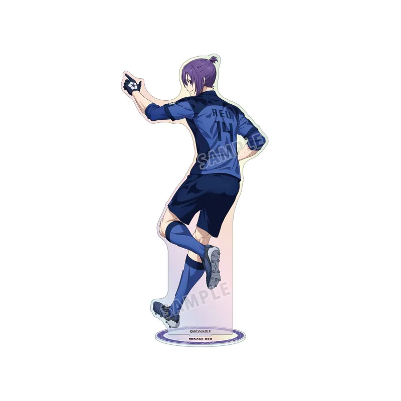 描き下ろし 御影 玲王 戦う背中×雨ver. オーロラBIGアクリルスタンド