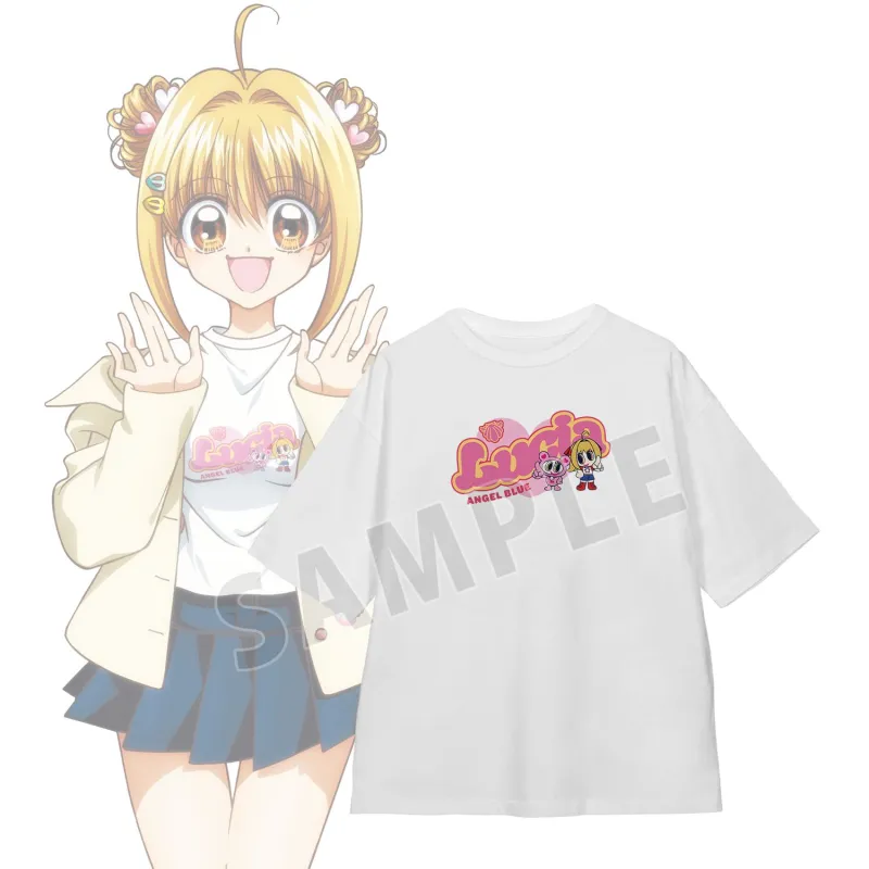 ANGEL BLUEコラボ 描き下ろし 七海 るちあ 着用 BIGシルエットTシャツユニセックス(サイズ/S)