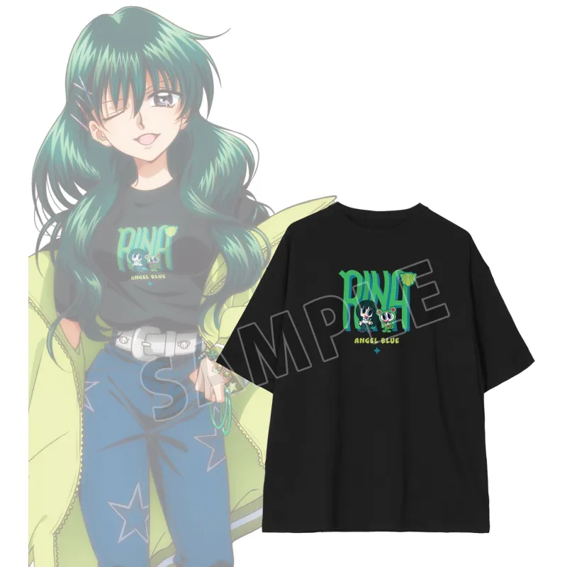 ANGEL BLUEコラボ 描き下ろし 洞院 リナ 着用 BIGシルエットTシャツユニセックス(サイズ/S)