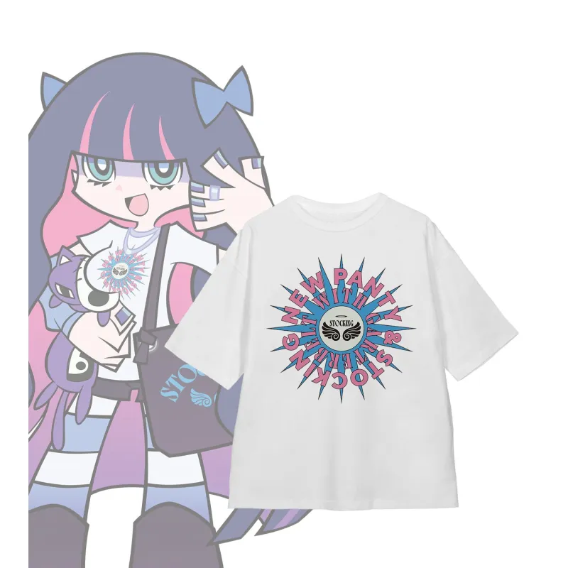 描き下ろし ストッキング モデルver. 着用BIGシルエットTシャツ Aユニセックス(サイズ/L)