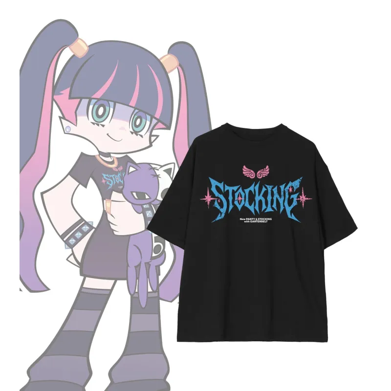 描き下ろし ストッキング モデルver. 着用BIGシルエットTシャツ Bユニセックス(サイズ/M)