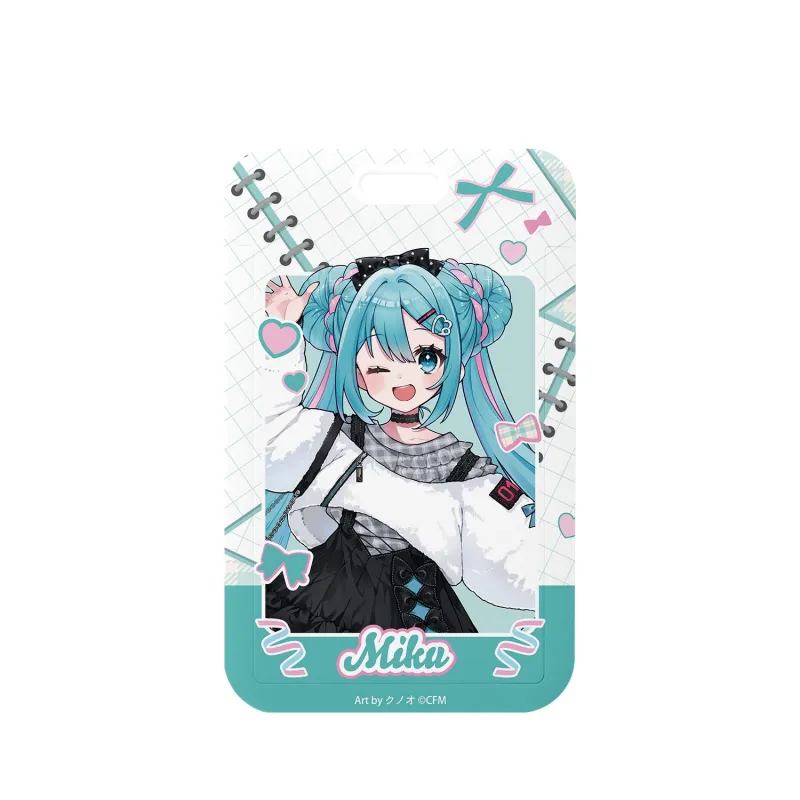 描き下ろし 初音ミク 私服ver. Art by クノオ フォトカードホルダー
