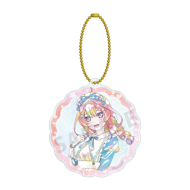 描き下ろし 中野五月 星空メイドver. Ani-Art KAWAII label グリッターアクリルキーホルダー