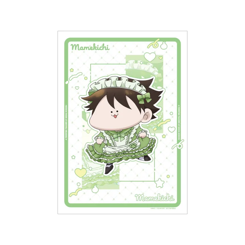 描き下ろし 狸塚豆吉 メイド衣装ver. A3マット加工ポスター