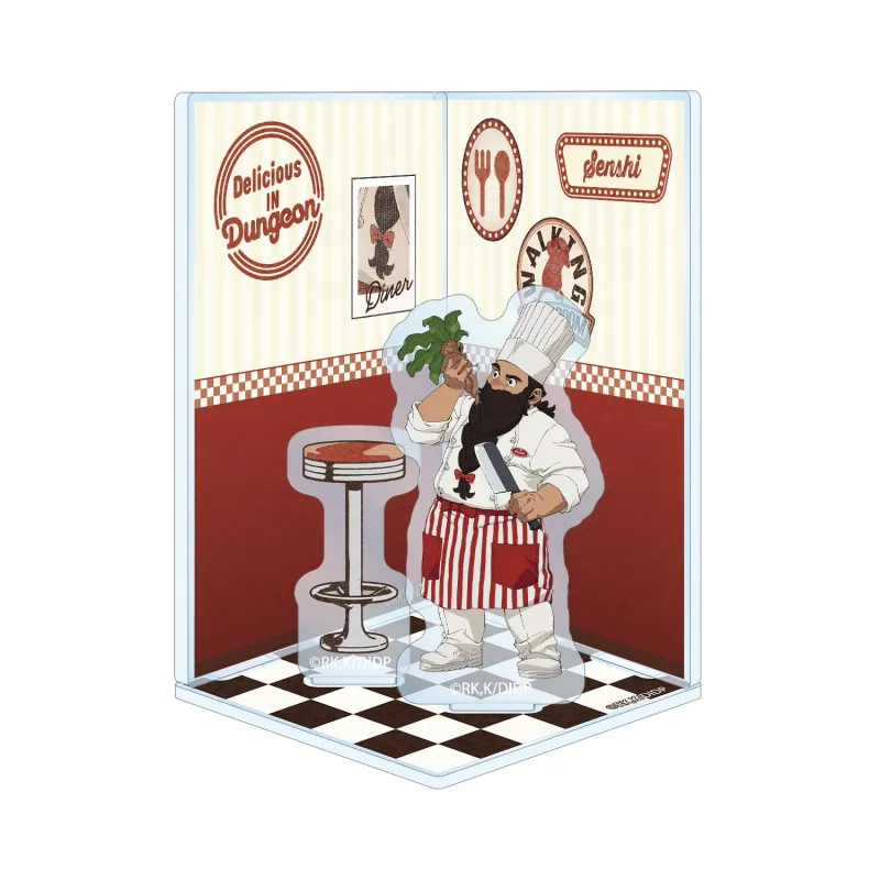 描き下ろし センシ アメリカンダイナーver. ジオラマ風アクリルスタンド