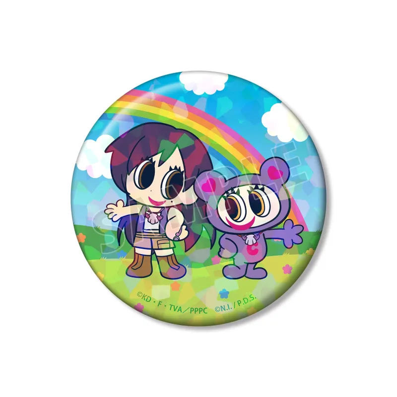 ANGEL BLUEコラボ かれん&ナカムラくん 75mmホログラム缶バッジ