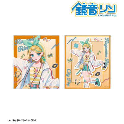 描き下ろし 鏡音リン シティポップver. Art by ドルストイ アクリルカード2枚セット 2