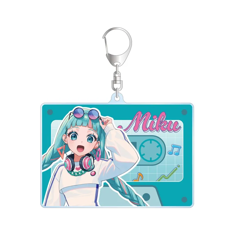 描き下ろし 初音ミク シティポップver. Art by ドルストイ BIGアクリルキーホルダー