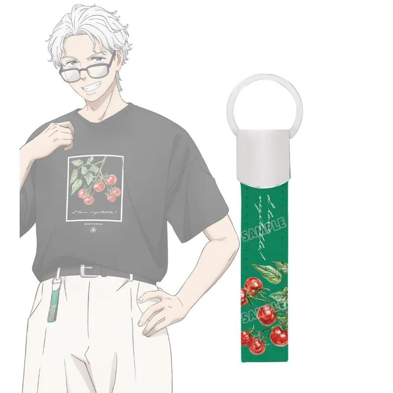 描き下ろし 梅宮 一 夏服ver. 着用キーリング付き合皮キーホルダー