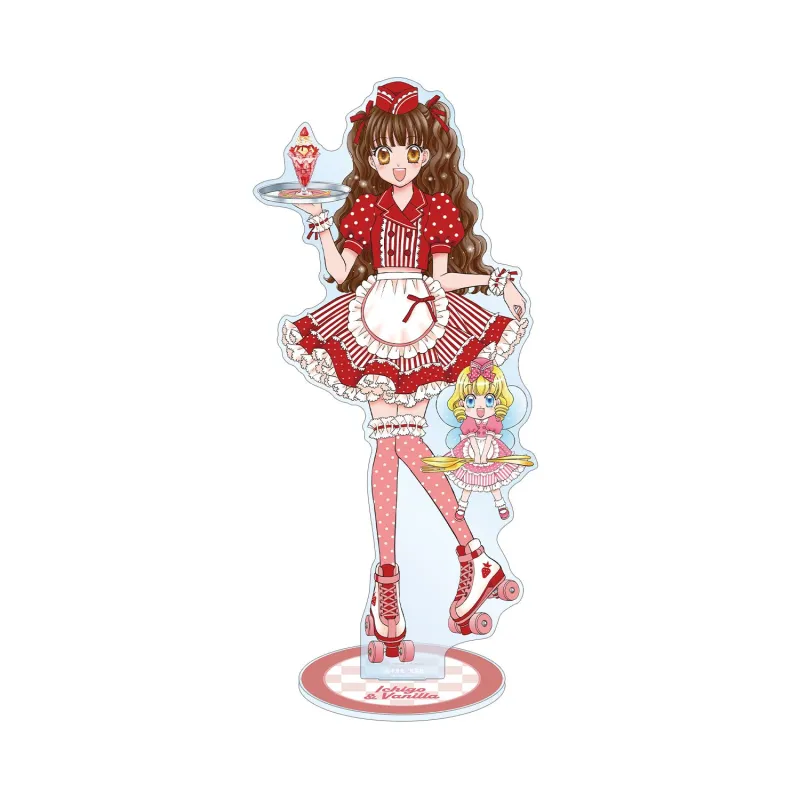 松本夏実先生 描き下ろし 天野いちご&バニラ ダイナーver. 特大アクリルスタンド