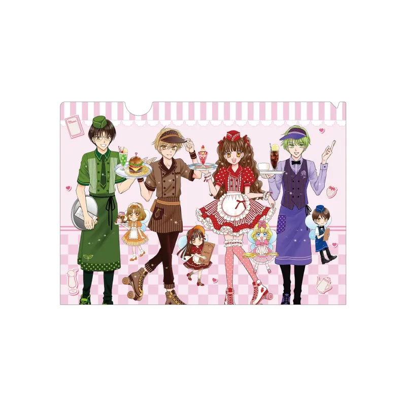 松本夏実先生 描き下ろし 集合 ダイナーver. A4クリアファイル
