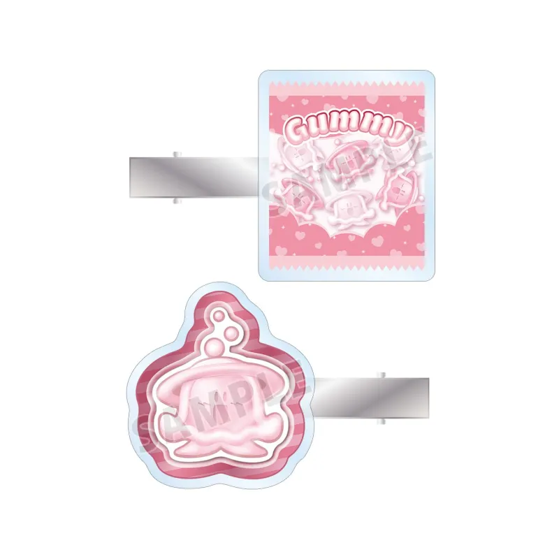 くらちゃん petit-sserie アクリルヘアクリップ2個セット