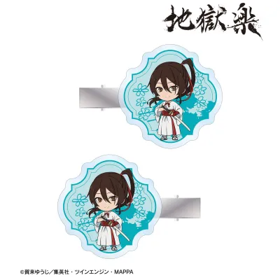 佐切 ちびキャラ アクリルヘアクリップ2個セット