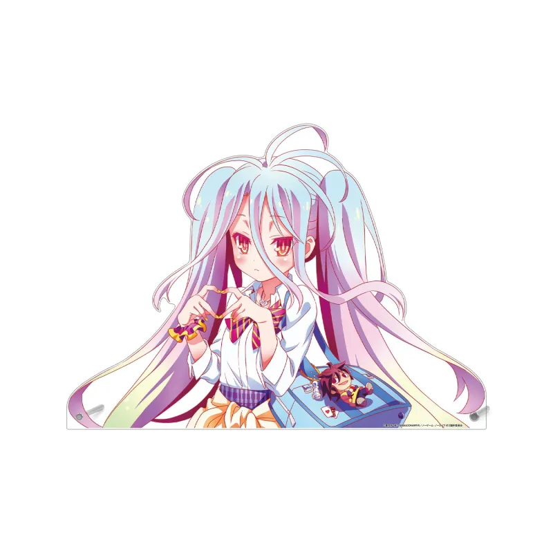 描き下ろし 白 ギャル制服ver. 特大ダイカットアクリルパネル