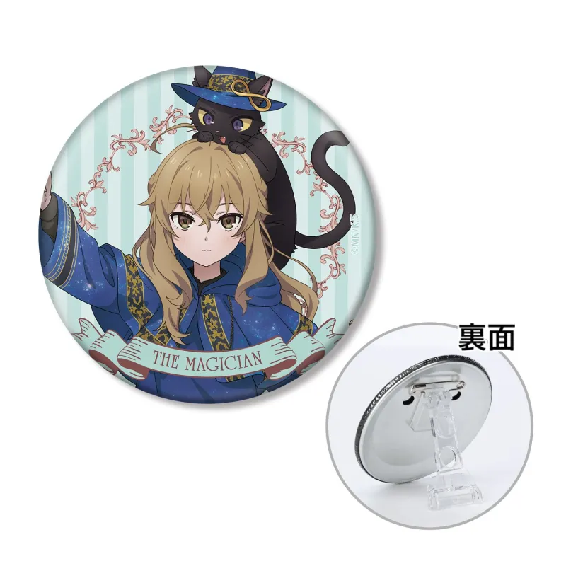 描き下ろし モニカ・エヴァレット&ネロ タロットver. 3WAY缶バッジ