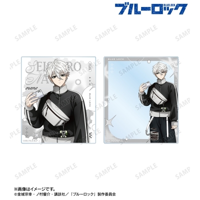 描き下ろし 凪 誠士郎 モノトーンストリートファッションver. アクリルカード2枚セット 2