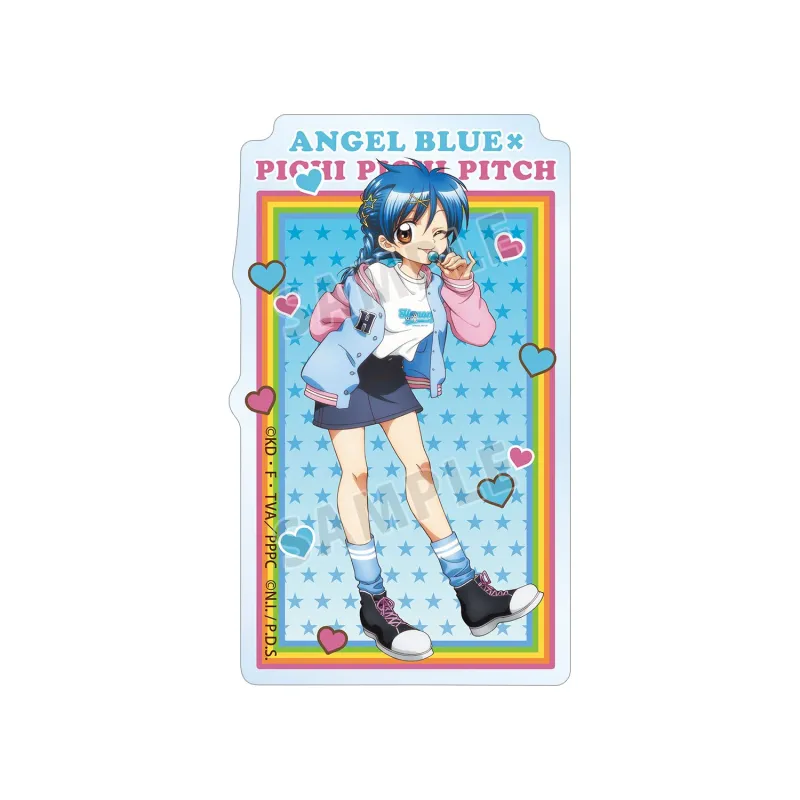 ANGEL BLUEコラボ 描き下ろし 宝生 波音 クリアダイカットステッカー ver.B