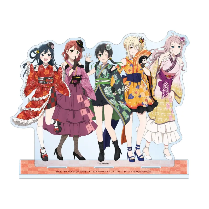 描き下ろし 2年生集合 着物ドレスver. ジオラマアクリルスタンド