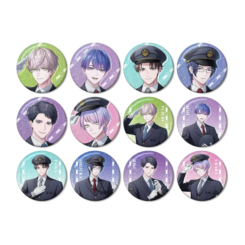 描き下ろし 駅員ver. トレーディングホログラム缶バッジ(単位/BOX)