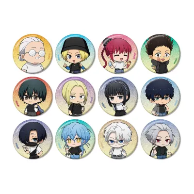 トレーディング ちびキャラ ショッピングver. グリッター缶バッジ(単位/BOX)