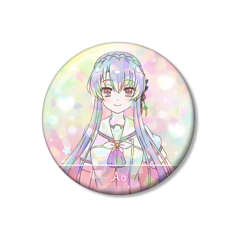 空門蒼 Ani-Art KAWAII label 75ｍｍホログラム缶バッジ