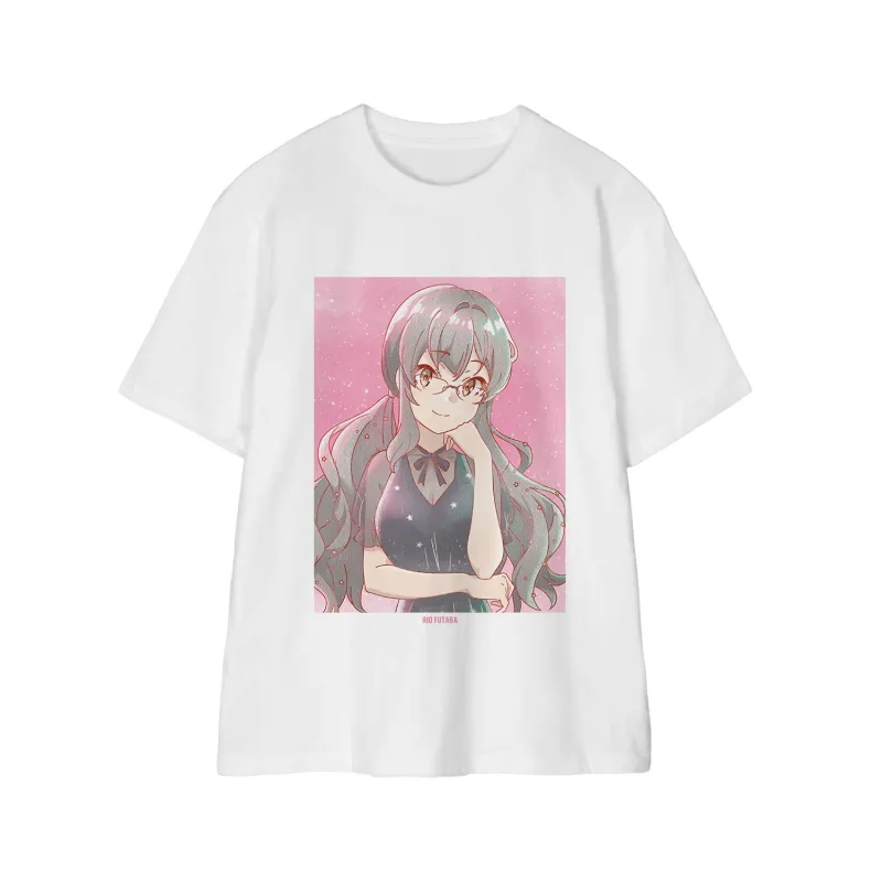 描き下ろし 双葉理央 星空ドレスver. Ani-Art aqua label Teeユニセックス(サイズ/XXL)
