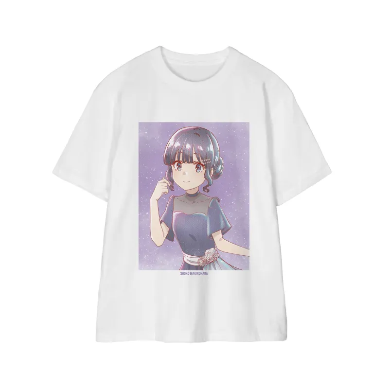 描き下ろし 牧之原翔子 星空ドレスver. Ani-Art aqua label Teeユニセックス(サイズ/XXL)