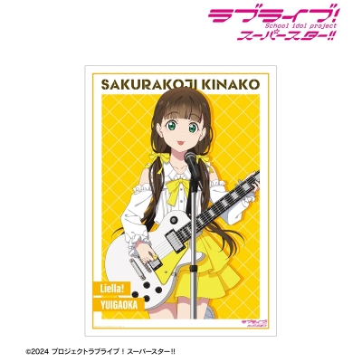 描き下ろし 桜小路きな子 バンドver. A3マット加工ポスター 2