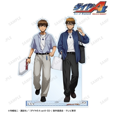 描き下ろし 沢村栄純&御幸一也 私服・ショッピングver. BIGアクリルスタンド 2