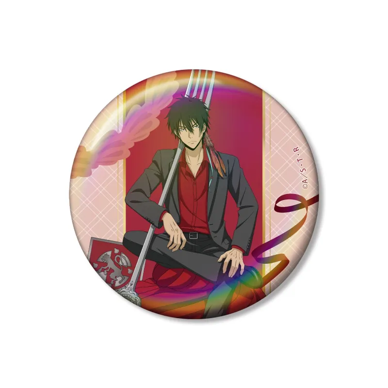 描き下ろし XANXUS(10年後) カトラリーver. 75mmオーロラ缶バッジ
