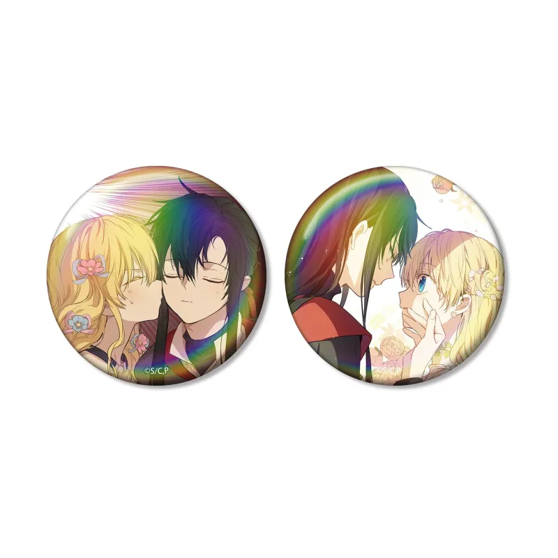 アタナシア&ルーカス オーロラ缶バッジ2個セット