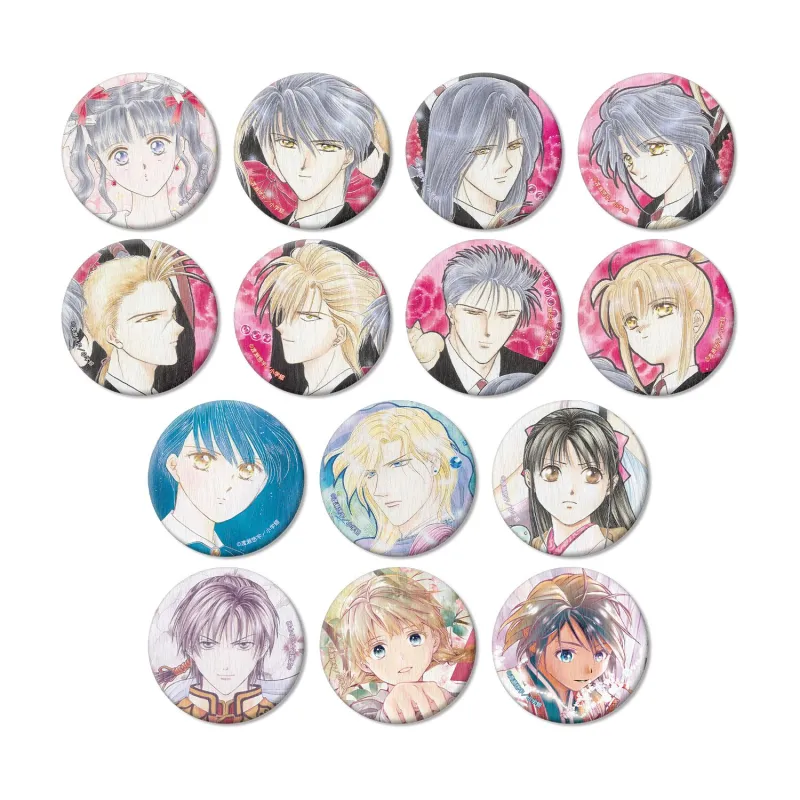 トレーディングカラーイラスト和紙缶バッジ(単位/BOX)