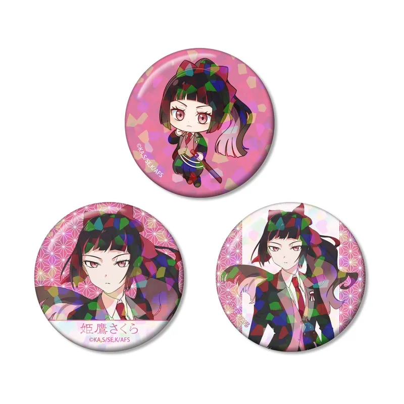 姫鷹さくら ホログラム缶バッジ3個セット