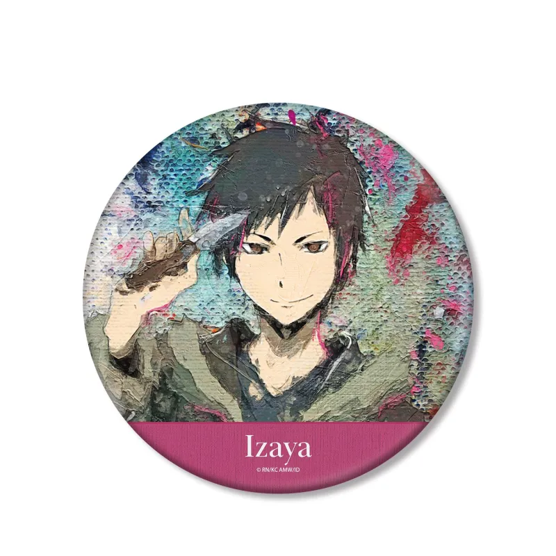 折原臨也 grunge CANVAS BIG缶バッジ ver.A