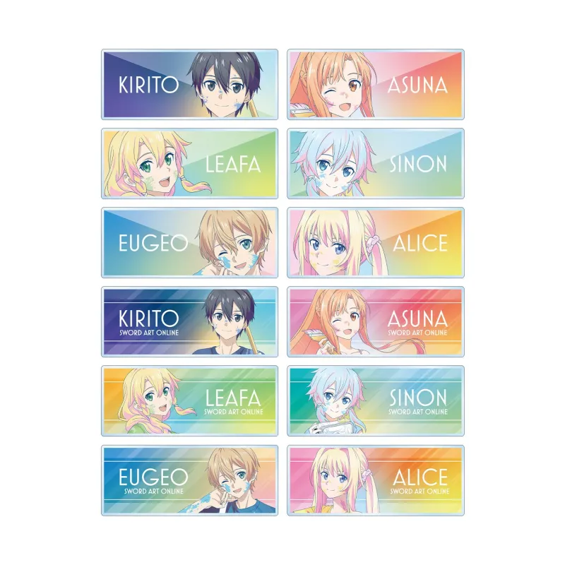 描き下ろし ペイントスタイルver. トレーディング Ani-Art clear label 第2弾 アクリルネームプレート(単位/BOX)