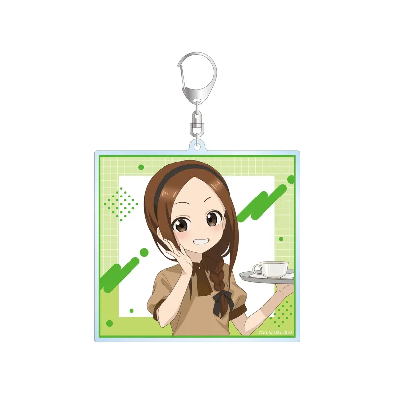 描き下ろし 高木さん カフェ店員 お仕事体験ver. 第2弾 BIGアクリルキーホルダー
