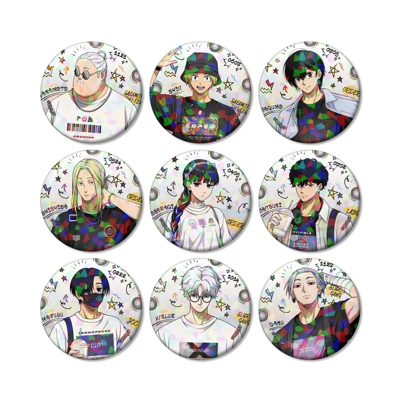 描き下ろし ショッピングver. トレーディングホログラム缶バッジ(単位/BOX)