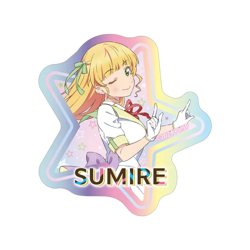 描き下ろし 平安名すみれ MIRACLE NEW STORY ver. オーロラダイカットステッカー